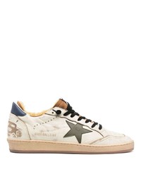 weiße Leder niedrige Sneakers von Golden Goose