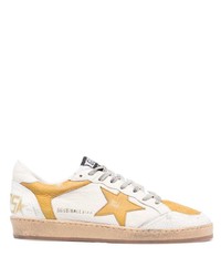 weiße Leder niedrige Sneakers von Golden Goose