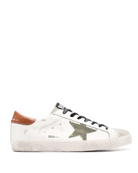 weiße Leder niedrige Sneakers von Golden Goose