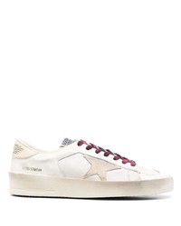 weiße Leder niedrige Sneakers von Golden Goose