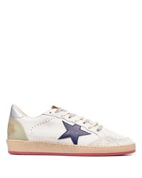 weiße Leder niedrige Sneakers von Golden Goose