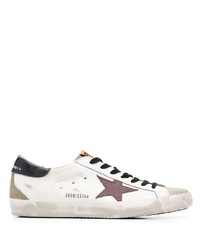 weiße Leder niedrige Sneakers von Golden Goose