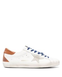 weiße Leder niedrige Sneakers von Golden Goose