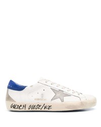 weiße Leder niedrige Sneakers von Golden Goose