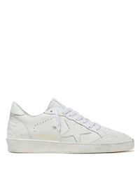 weiße Leder niedrige Sneakers von Golden Goose