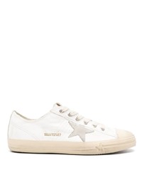 weiße Leder niedrige Sneakers von Golden Goose