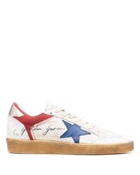 weiße Leder niedrige Sneakers von Golden Goose