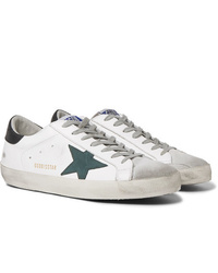 weiße Leder niedrige Sneakers von Golden Goose