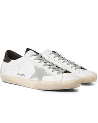 weiße Leder niedrige Sneakers von Golden Goose