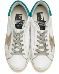 weiße Leder niedrige Sneakers von Golden Goose Deluxe Brand