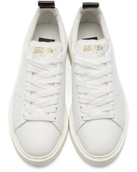 weiße Leder niedrige Sneakers von Golden Goose Deluxe Brand