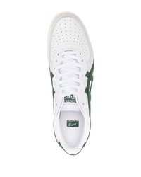 weiße Leder niedrige Sneakers von Asics