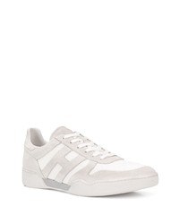 weiße Leder niedrige Sneakers von Hogan