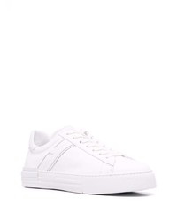 weiße Leder niedrige Sneakers von Hogan