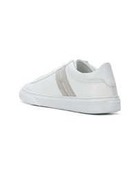 weiße Leder niedrige Sneakers von Hogan