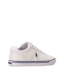 weiße Leder niedrige Sneakers von Polo Ralph Lauren