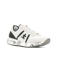 weiße Leder niedrige Sneakers von White Premiata