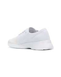 weiße Leder niedrige Sneakers von Lacoste