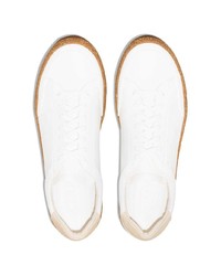 weiße Leder niedrige Sneakers von Unseen Footwear