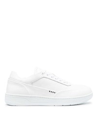 weiße Leder niedrige Sneakers von Hevo