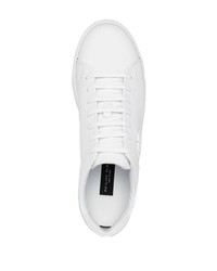 weiße Leder niedrige Sneakers von Philipp Plein