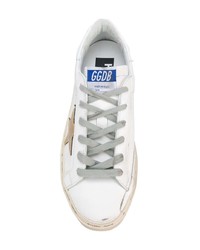 weiße Leder niedrige Sneakers von Golden Goose Deluxe Brand