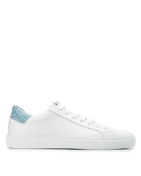 weiße Leder niedrige Sneakers von Hide&Jack