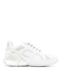 weiße Leder niedrige Sneakers von Hide&Jack