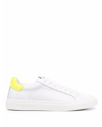 weiße Leder niedrige Sneakers von Hide&Jack