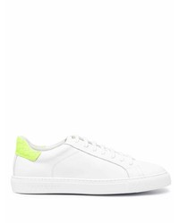 weiße Leder niedrige Sneakers von Hide&Jack