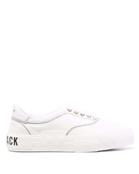 weiße Leder niedrige Sneakers von Hide&Jack