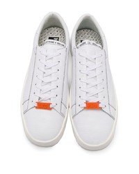 weiße Leder niedrige Sneakers von Golden Goose