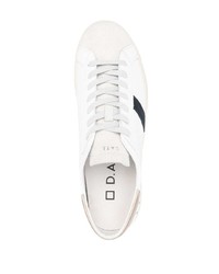 weiße Leder niedrige Sneakers von D.A.T.E