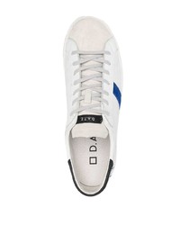 weiße Leder niedrige Sneakers von D.A.T.E