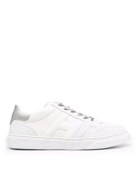 weiße Leder niedrige Sneakers von Hogan