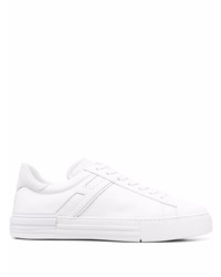 weiße Leder niedrige Sneakers von Hogan