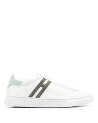 weiße Leder niedrige Sneakers von Hogan