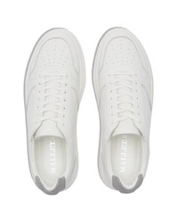 weiße Leder niedrige Sneakers von Mallet