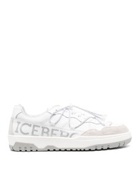 weiße Leder niedrige Sneakers von Iceberg