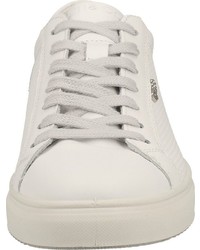 weiße Leder niedrige Sneakers von IGI&CO