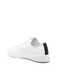 weiße Leder niedrige Sneakers von Karl Lagerfeld