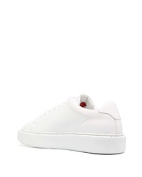 weiße Leder niedrige Sneakers von Philipp Plein