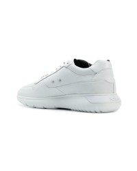 weiße Leder niedrige Sneakers von Hogan