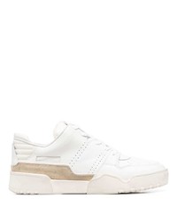 weiße Leder niedrige Sneakers von Isabel Marant