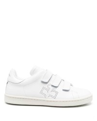 weiße Leder niedrige Sneakers von Isabel Marant