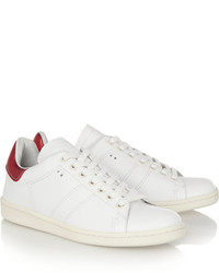 weiße Leder niedrige Sneakers von Etoile Isabel Marant