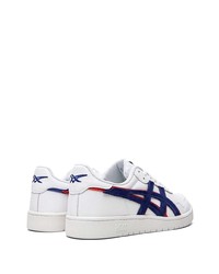 weiße Leder niedrige Sneakers von Asics