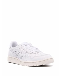 weiße Leder niedrige Sneakers von Asics