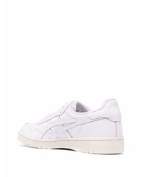 weiße Leder niedrige Sneakers von Asics