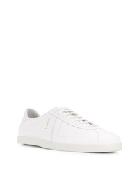 weiße Leder niedrige Sneakers von Lanvin